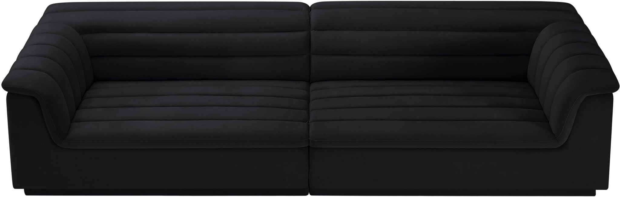 Cascade - Velvet Modular Sofa - Simple Home Plus