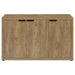 Pepita - 3 Door Engineered Wood Accent Cabinet - Mango Brown - Simple Home Plus