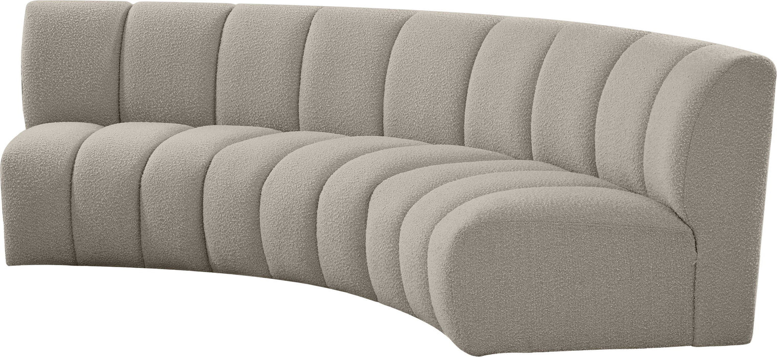 Infinity - 3 Piece Boucle Modular Sectional - Simple Home Plus