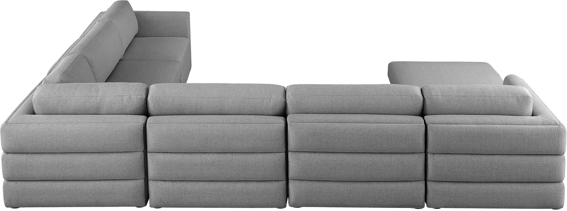Beckham - 7 Piece Modular Sectional With Chaise - Simple Home Plus
