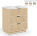 Willard - Engineered Stone And Solid Wood Bathroom Vanity - Simple Home Plus