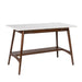 Parker - Desk - Off-White / Pecan - Simple Home Plus