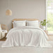 Willow - 3 Piece Queen Bedspread Set - White - Simple Home Plus