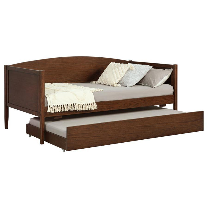 Bozeman - Wood Twin Daybed With Trundle - Medium Walnut - Simple Home Plus
