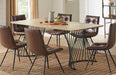Altus - Composite Wood Dining Table - Natural Oak - Simple Home Plus
