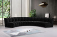 Infinity - 5 Piece Velvet Modular Sectional - Simple Home Plus