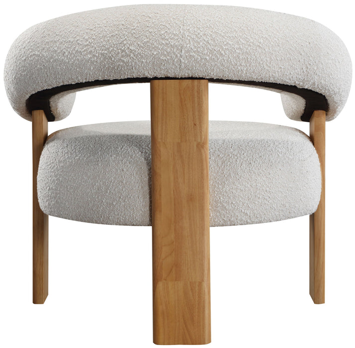 Winston - Accent Chair With Natural Legs - Simple Home Plus