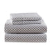 Cozy Cotton Flannel - Full Printed Sheet Set - Snowflake - Simple Home Plus