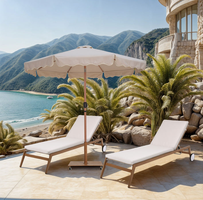 Amalfi - Patio Umbrella - Light Brown Pole - Simple Home Plus