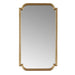 Adelaide - Gold Scalloped Wood Wall Mirror - Gold - Simple Home Plus