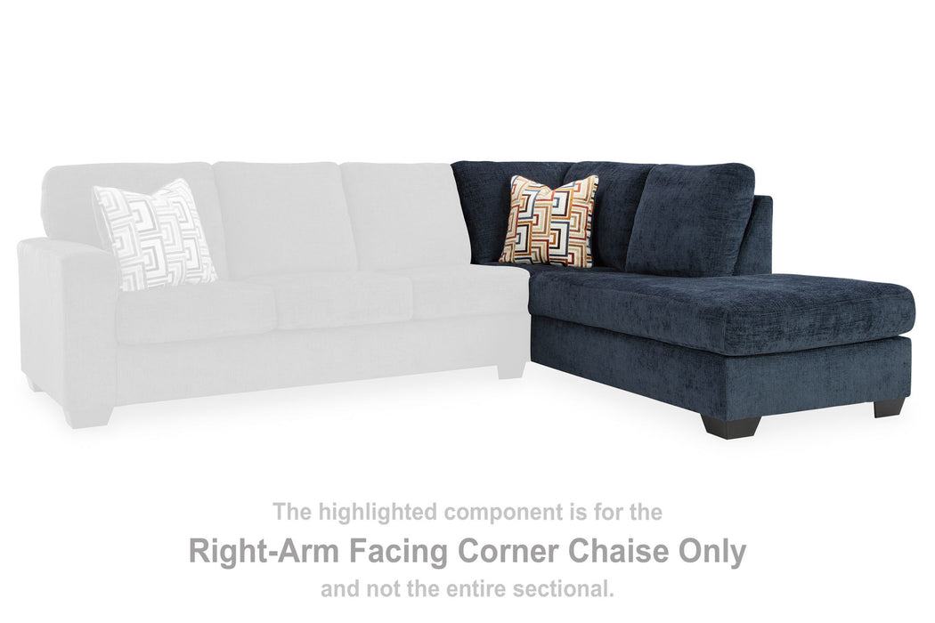 Aviemore - Raf Corner Chaise - Ink - Simple Home Plus