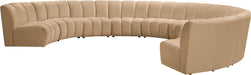 Infinity - 9 Piece Modular Sectional - Camel - Simple Home Plus
