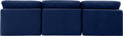 Indulge - Velvet 3 Seat Modular Armless Sofa - Simple Home Plus