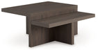 Zendex - Brown - Occasional Table Set (Set of 2) - Simple Home Plus