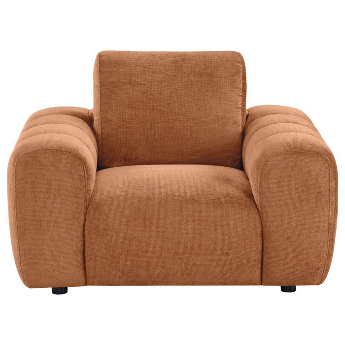 Burnett - Chenille Upholstered Accent Chair - Simple Home Plus