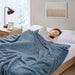 Burlington Berber Blanket - Blue - Simple Home Plus