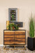 Zara - 2-Door Wood Accent Storage Cabinet - Simple Home Plus