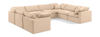 Indulge - Velvet 8 Piece Modular Sectional - Simple Home Plus