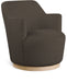 Clarita - Boucle Swivel Accent Chair - Simple Home Plus