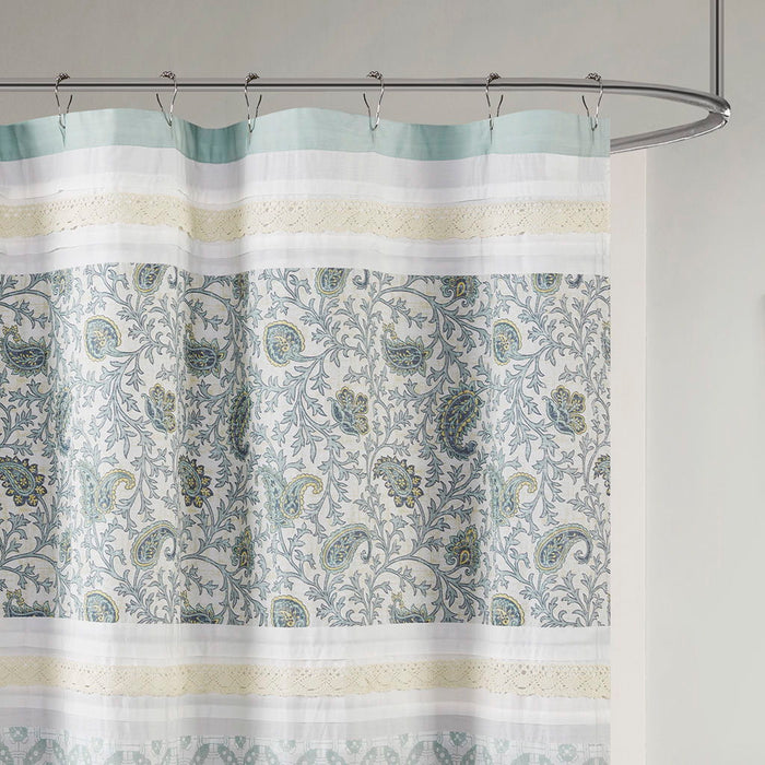 Dawn - Shower Curtain - Blue - Simple Home Plus