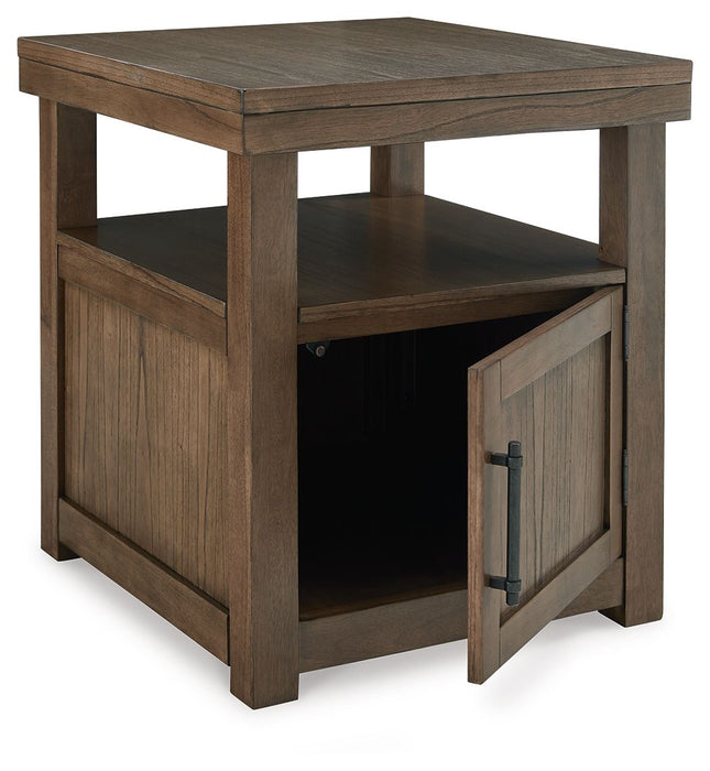 Boardernest - Brown - Rectangular End Table - Simple Home Plus