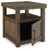 Boardernest - Brown - Rectangular End Table - Simple Home Plus