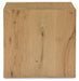 Bracken - Light Brown - Square End Table - Simple Home Plus
