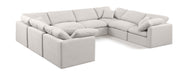 Indulge - Linen 8 Piece Modular Sectional - Simple Home Plus