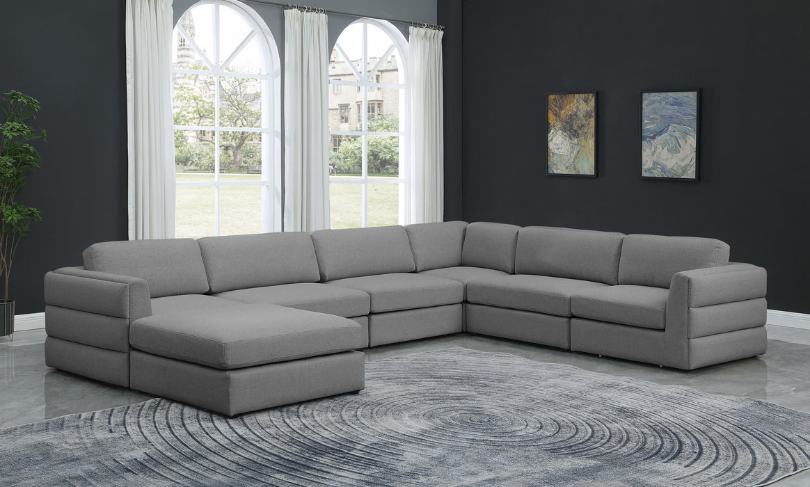 Beckham - 7 Piece Modular Sectional With Chaise - Simple Home Plus
