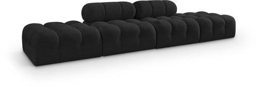 Ames - 4 Piece Boucle Upholstered Modular Sofa With 2 Backless Seats - Simple Home Plus