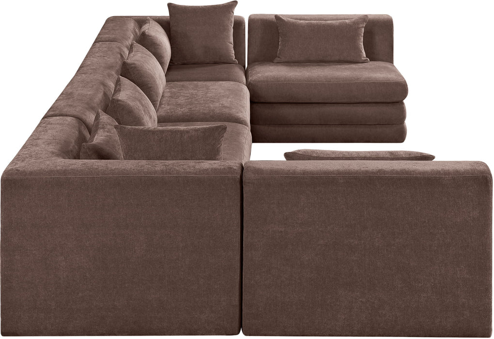 Stellar - 6 Piece Upholstered Modular Sectional - Simple Home Plus