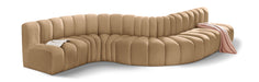Arc - Velvet 7 Piece Modular Sofa - Simple Home Plus