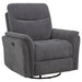 Adler - Upholstered Power Swivel Glider Recliner - Simple Home Plus