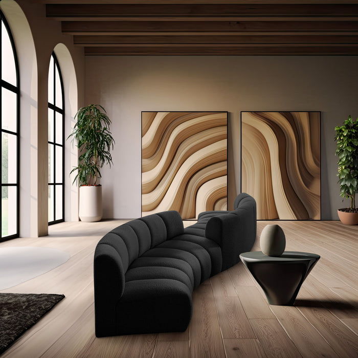 Infinity - 4 Piece Boucle Modular Sectional - Simple Home Plus
