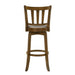 Wren - Modern Farmhouse Swivel Wood Bar Height Kitchen Bar Stool - Simple Home Plus