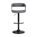 Calista - Adjustable Bar Stool - Gray / Golden Bronze - Simple Home Plus