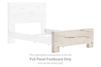 Lawroy - Full Panel Footboard - Light Natural - Simple Home Plus