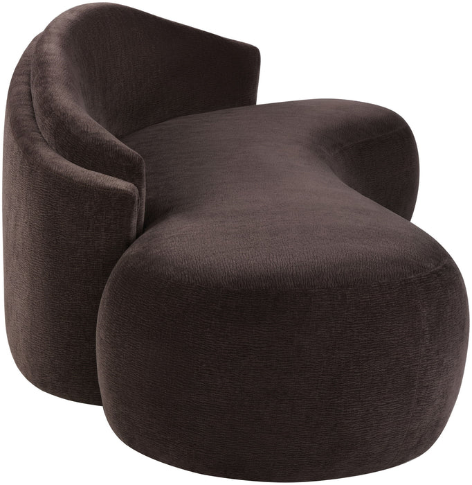 Caspian - Chenille Fabric Upholstered Sofa - Simple Home Plus