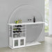 Risley - 2-Door Circular LED Home Bar With Wine Storage - Simple Home Plus