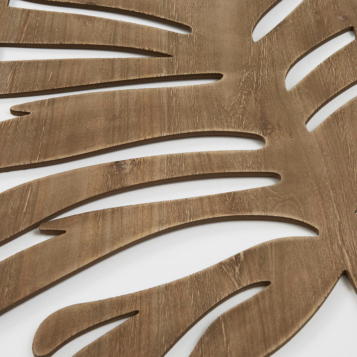 Birch Botanical - Two-Tone Panel Wall Decor Set - Monstera - Simple Home Plus