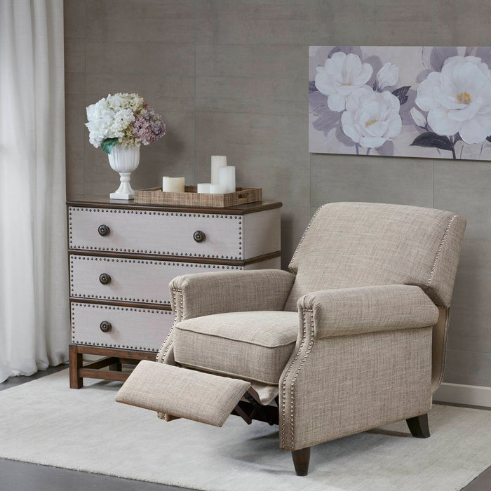 Julian - Push Back Recliner - Sand - Simple Home Plus
