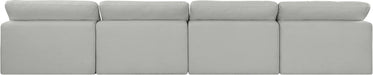 Comfy - Linen Modular Armless Sofa 4 Seats - Simple Home Plus
