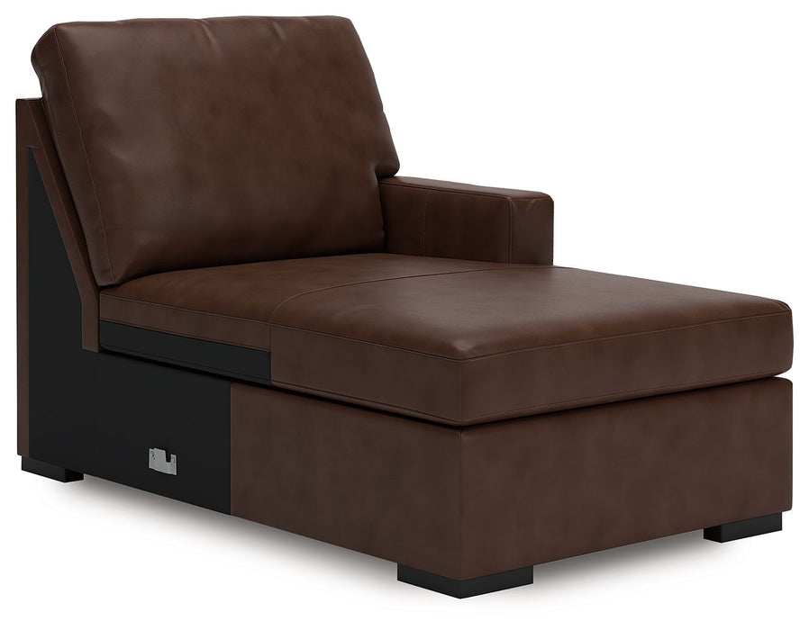 McDowlan - RAF Corner Chaise - Coffee - Simple Home Plus