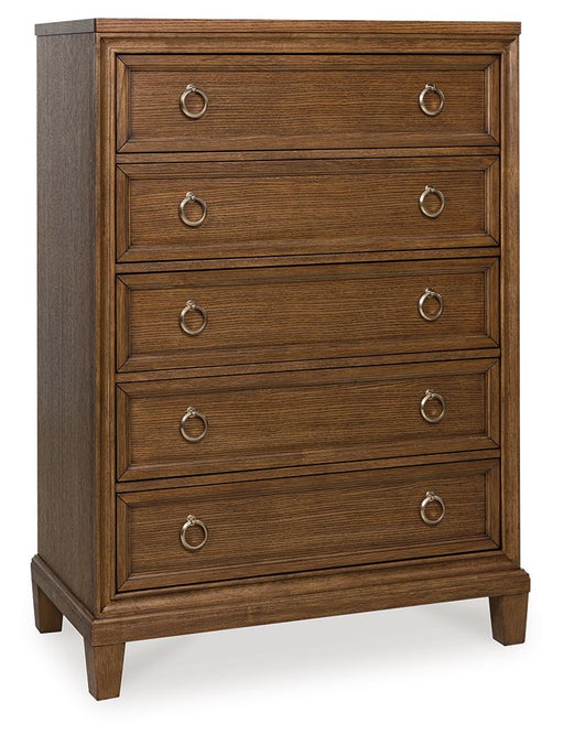 Jorlaina - Five Drawer Chest - Brown - Simple Home Plus