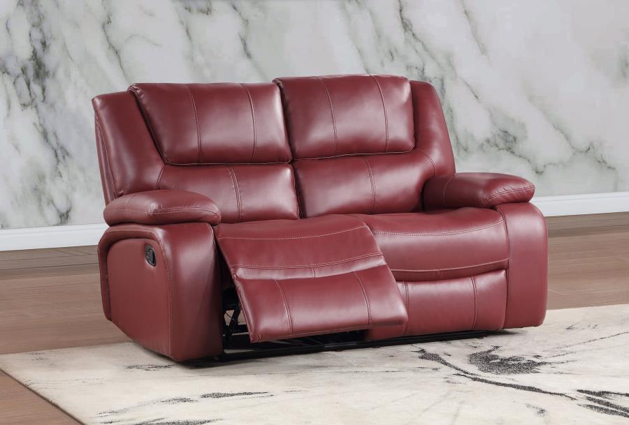 Camila - Upholstered Motion Reclining Loveseat - Simple Home Plus