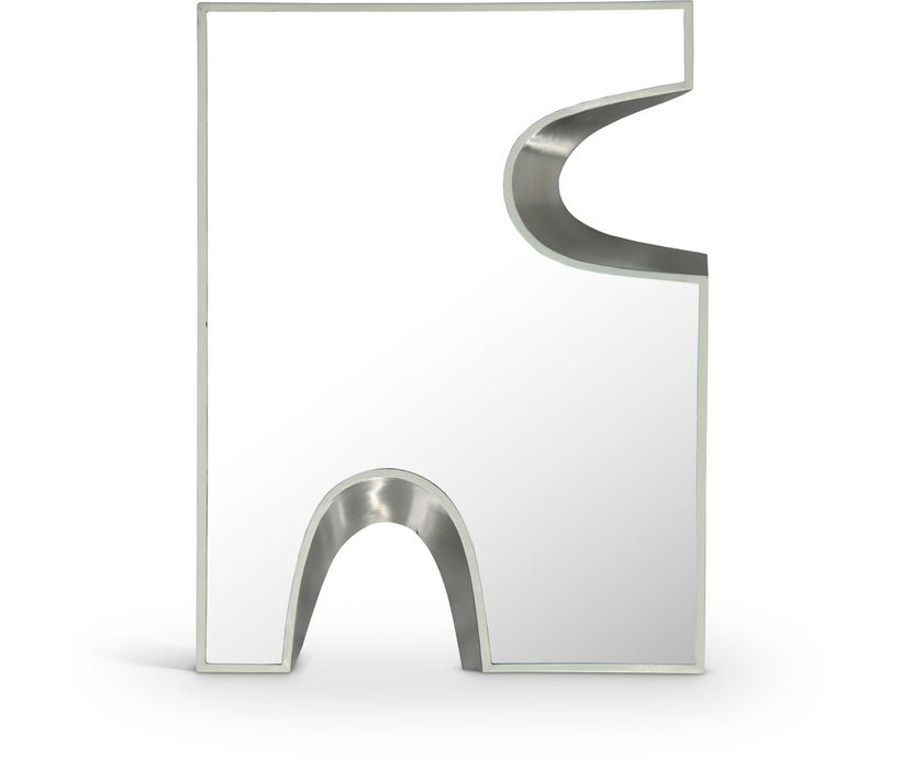 Soleil - Mirror With Silver Accent - Simple Home Plus