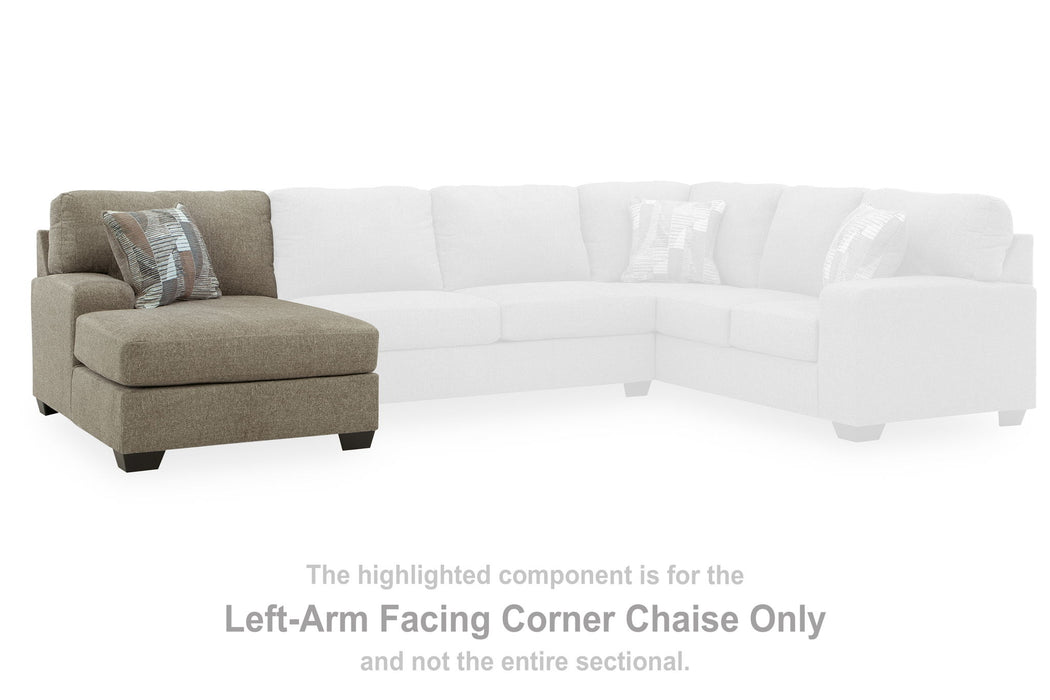 Newellen - LAF Corner Chaise - Beige - Simple Home Plus