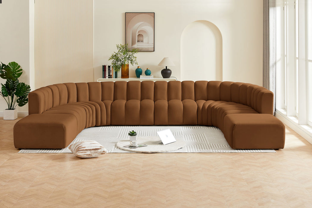 Arc - Velvet Modular Sectional - Simple Home Plus