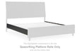 Danziar - Queen / King Platform Rails - Black - Simple Home Plus