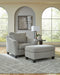 Willarae - Taupe - 2 Pc. - Chair And A Half, Ottoman - Simple Home Plus